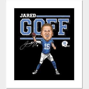 Jared Goff Detroit Cartoon Posters and Art